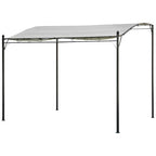 Happy Garden Wall-Mounted Pergola 118x98x97 in Anthracite Grey