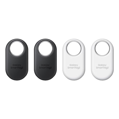 Samsung Galaxy SmartTag2 Bluetooth Tracker 4 Pack 2 Black 2 White