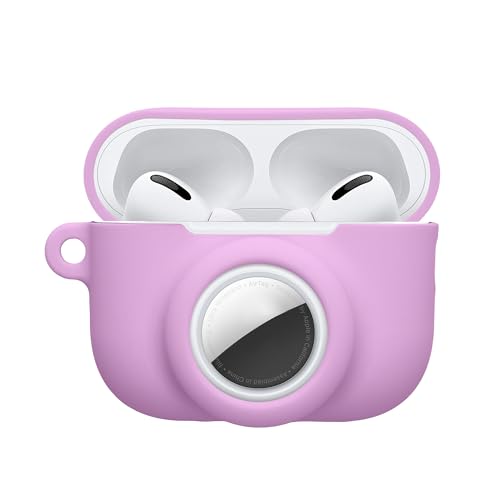 Kwmobile Silicone Cover for Airpods Pro 3 with AirTag Storage