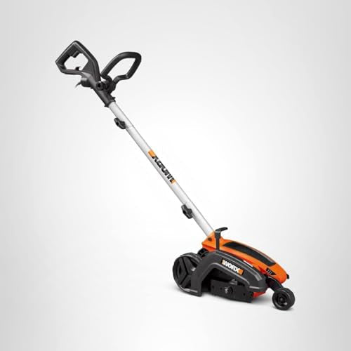 WORX WG896 12 Amp 7.5 Inch Corded Electric Lawn Edger & Trencher, Orange and Black