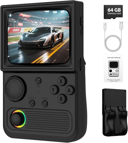 AQHH R36 Max Retro Gaming Console 4.0" IPS Screen 64GB