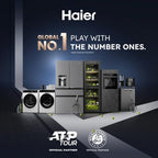Haier Kühl Gefrierkombination 3D 60 SERIE 5 HTW5618DNMG I 1,85m, No Frost I Ergonomische Gefrierschubladen I Kühlschrank mit Gefrierfach freistehend, Fassungsvermögen 360L I Wi-Fi, smarte Kühlfächer