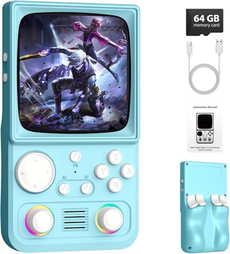 AQHH R36 Max Retro Gaming Console 4.0" IPS Screen 64GB