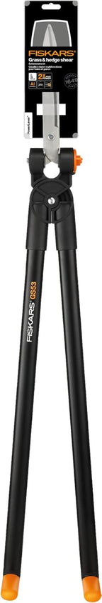 Fiskars PowerLever GS53 Grass and Hedge Shear 270° Rotating Head Black/Orange