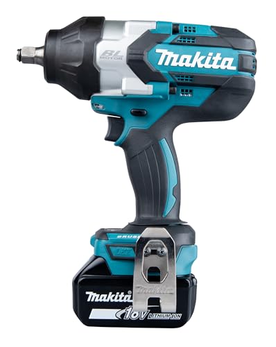 Makita DTW1002RTJ 18V Li-Ion LXT Brushless Impact Wrench Complete with 2 x 5.0 Ah Li-Ion Batteries and Charger Supplied in A Makpac Case