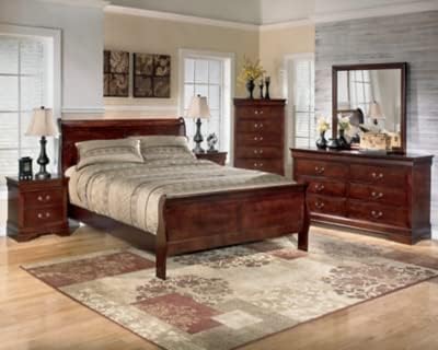 Signature Design by Ashley Alisdair Traditional 2 Drawer Nightstand Dark Brown