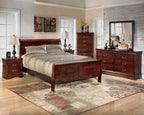 Signature Design by Ashley Alisdair Traditional 2 Drawer Nightstand Dark Brown