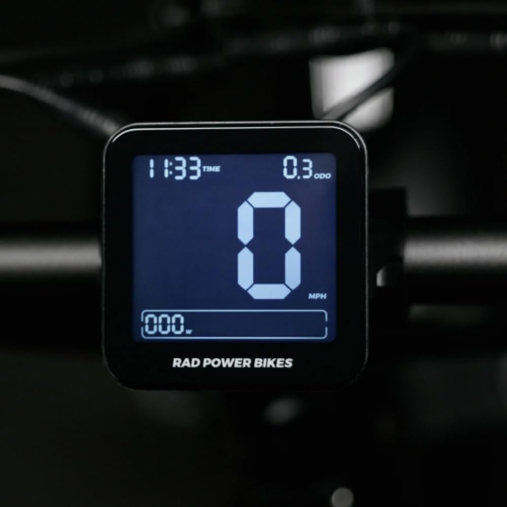 NULKOMMA Rad UI Display Meter 48V Ebike Cycling Computer Black