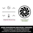 Ninja Dual Zone Digital Air Fryer, 2 Schubladen, 6-in-1, Heißluftfritteuse, 9,5L, Heißluft-Frittieren, Max Crisp, Rösten, Backen, Aufwärmen, Spülmaschinenfeste Körbe, Stone/Gold DZ400EUSTGD