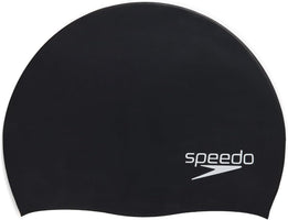 Speedo Biofuse Adult Swim Cap Silicone Black One Size