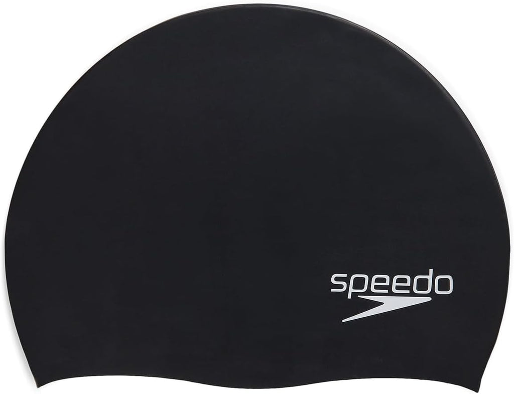 Speedo Biofuse Adult Swim Cap Silicone Black One Size