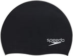 Speedo Biofuse Adult Swim Cap Silicone Black One Size