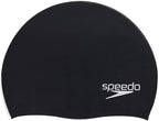 Speedo Biofuse Adult Swim Cap Silicone Black One Size