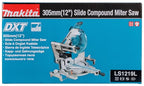 Makita LS1219L/2 240V 305mm Slide Compound Mitre Saw with Laser Guide