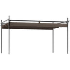 Outsunny 10' x 13' Retractable Pergola Canopy with Stronger Metal Frame, Outdoor Pergola Sun Shade Shelter for Garden, Patio, Backyard, Deck, Brown