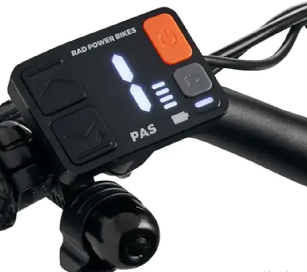 NULKOMMA Rad Power LCD Display 48V Ebike Speed Control Meter Black