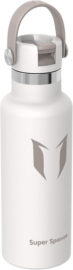 Super Sparrow FlipFlow Stainless Steel Water Bottle 500ml Grey