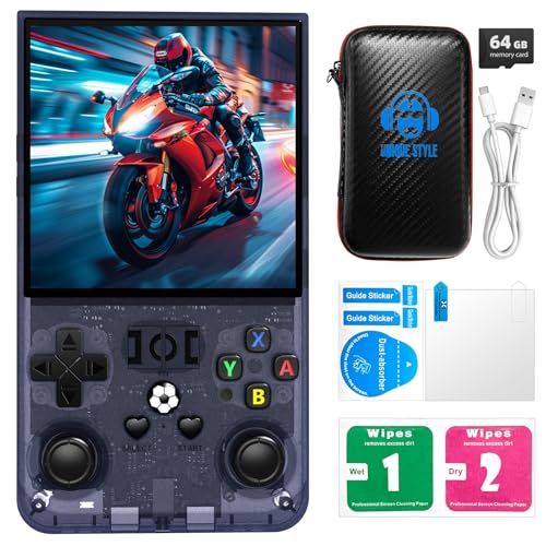 DVJQSN R36MAX Retro Handheld Game Console 4.0 Inch 720x720 IPS Screen