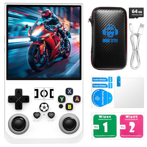 DVJQSN R36MAX Retro Handheld Game Console 4.0 Inch 720x720 IPS Screen