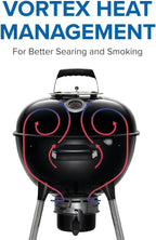 Napoleon NK22 Premium Charcoal Kettle Grill 22in Black