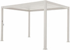 Novum Mirador Classic 300 x 400 cm White Pergola Louvered Roof