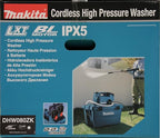 Makita DHW080ZK Twin 18V (36V) Li-ion LXT Brushless Pressure Washer – Batteries and Charger Not Included