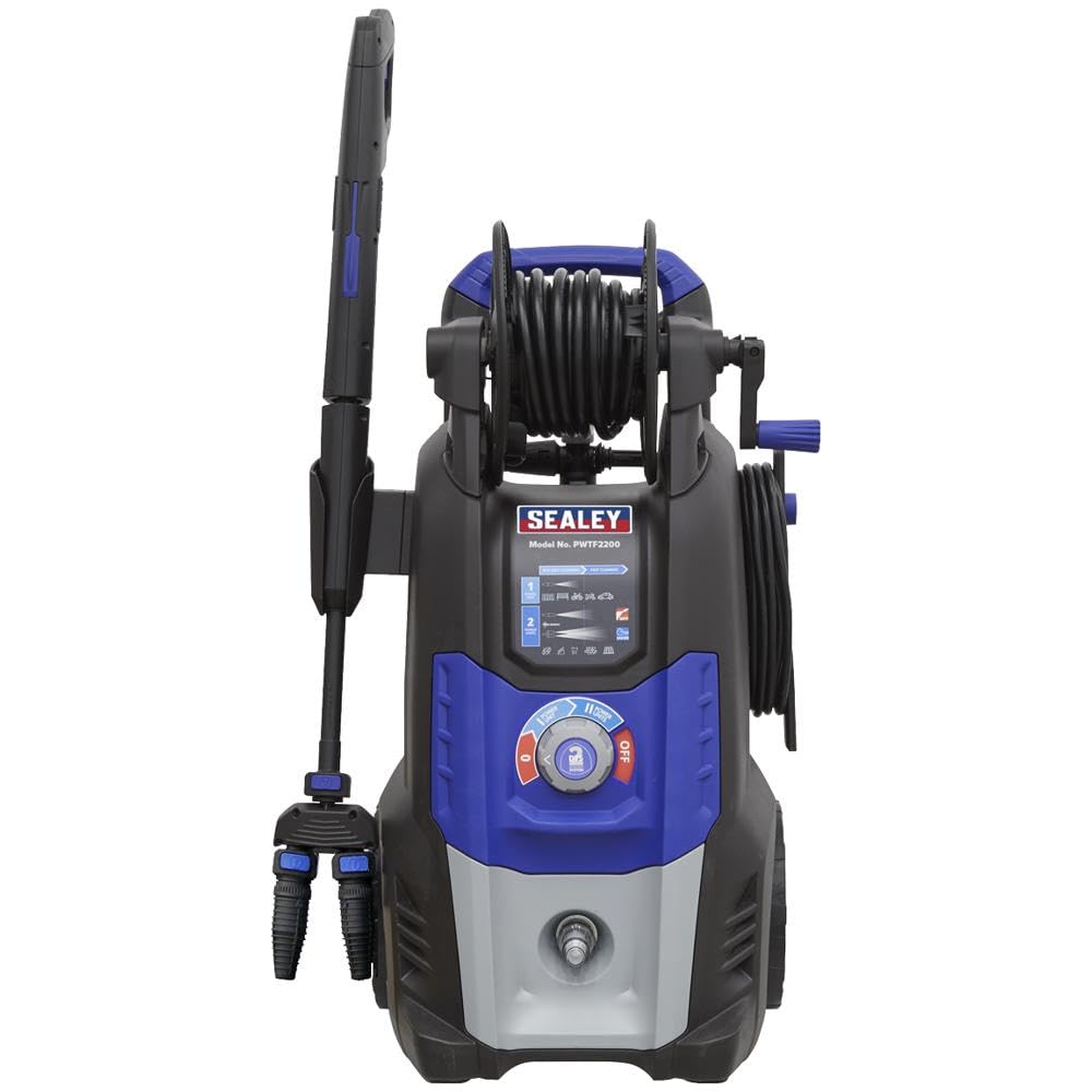 Sealey 150bar Pressure Washer Twin Pump with TSS & Rotablast® Nozzle - PWTF2200