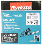 Makita DUC353Z Twin 18V (36V) Li-ion LXT 35cm Brushless Chainsaw, Batteries and Charger Not Included