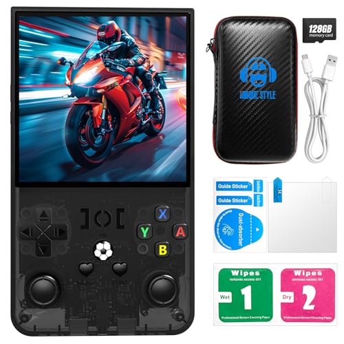 DVJQSN R36MAX Retro Handheld Game Console 4.0 Inch 720x720 IPS Screen