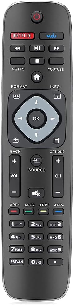 Gvirtue PHI-958 Replacement Remote for Philips LED TV