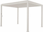 Novum Mirador Classic 300 x 400 cm White Pergola Louvered Roof