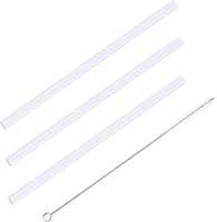 Ouharty Replacement Straws for Hydro Flask Wide-Mouth with Straw Brush