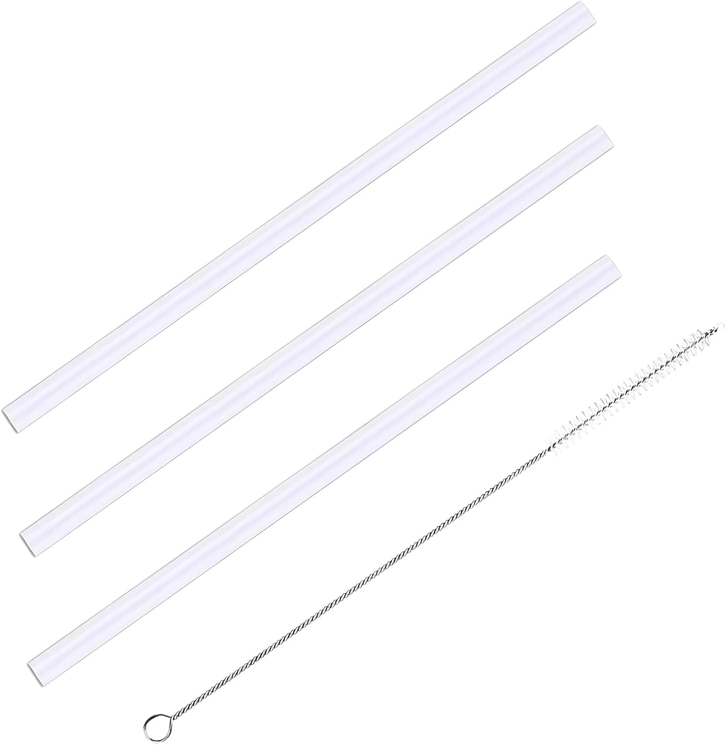Ouharty Replacement Straws for Hydro Flask Wide-Mouth with Straw Brush
