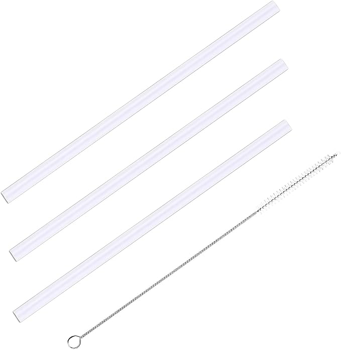 Ouharty Replacement Straws for Hydro Flask Wide-Mouth with Straw Brush