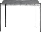 Happy Garden Wall-Mounted Pergola 118x98x97 in Anthracite Grey