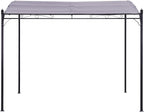 Happy Garden Nice Wall Pergola 9.8ft x 8.2ft Water Resistant Taupe