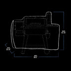 Pit Boss 800 Series Deluxe Grill Cover for 820 and 850 Grills Black