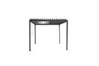 MIRADOR Pergola 80 Solid 3x3 m Stahl Anthrazit verstellbares Lamellendach Garten Terasse Pergola Winterfest Stabil Pavillion