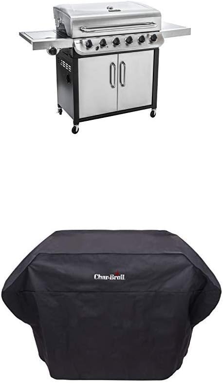 Char-Broil Convective 640 S XL 6-Burner Gas Grill with Side Burner Black