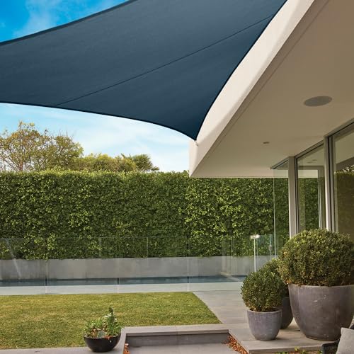Coolaroo Premium Shade Sail Kit 95% UV Block Commercial-Grade Outdoor Sun Shade