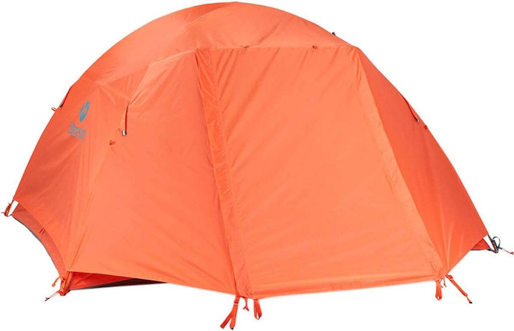Marmot Catalyst 3 Person Camping Tent Red Sun Blue