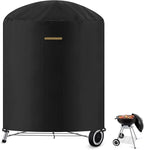 VANSHEIM Round Gas Grill Cover Weatherproof Waterproof UV Resistant