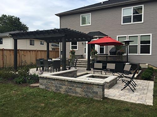 Quality Built Backyards 12 Ft x 12 Ft Rough Sawn Select Cedar Pergola Kit