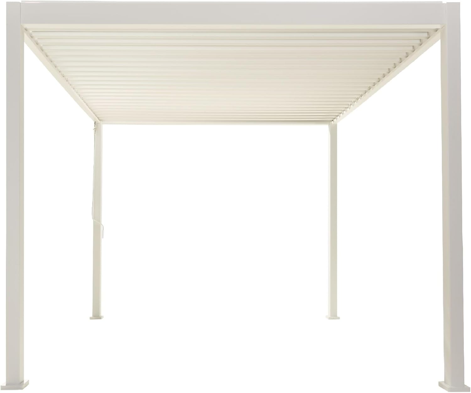 Novum Mirador Classic 300 x 400 cm White Pergola Louvered Roof