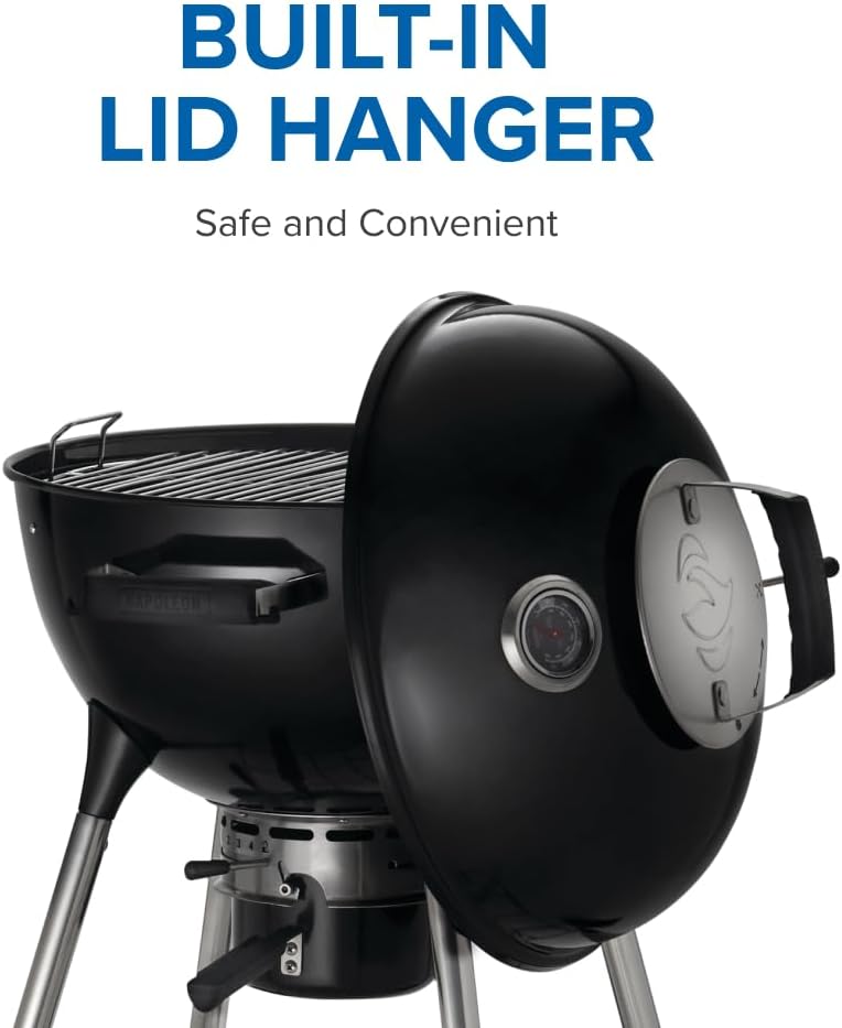 Napoleon NK22 Premium Charcoal Kettle Grill 22in Black