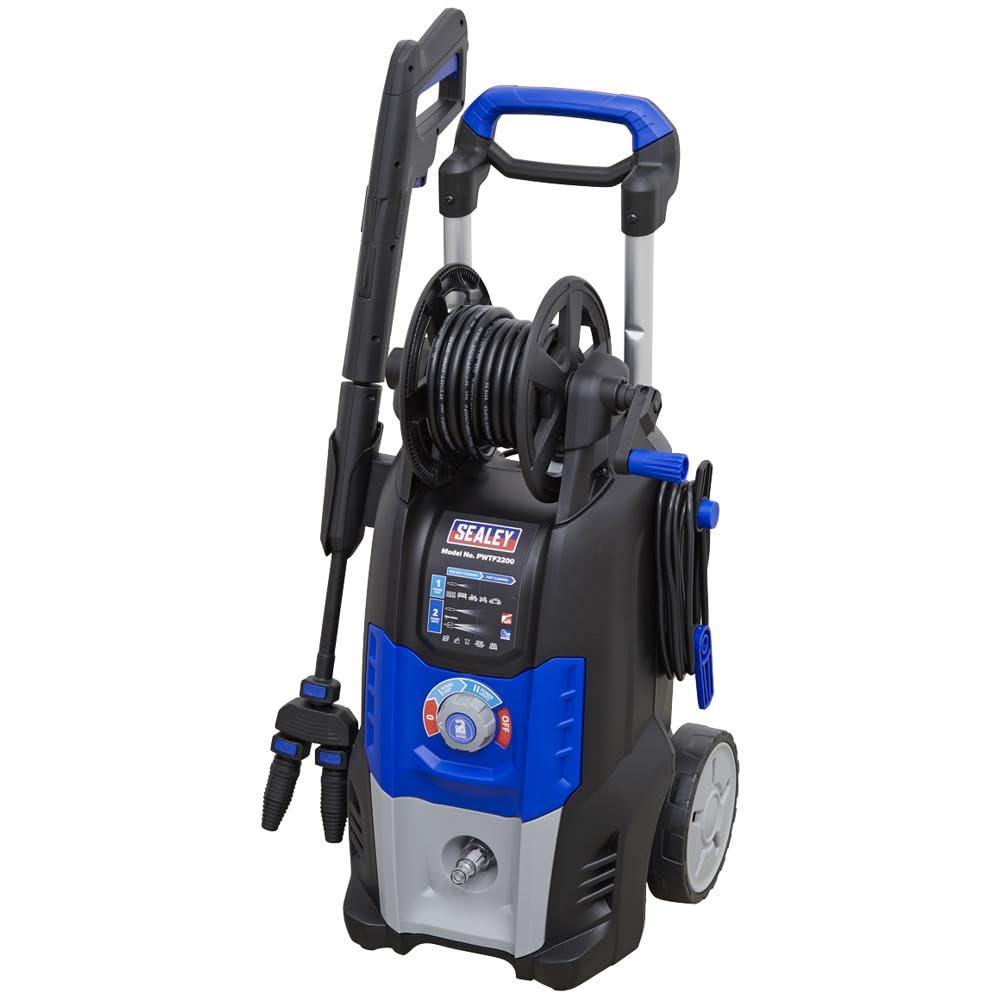 Sealey 150bar Pressure Washer Twin Pump with TSS & Rotablast® Nozzle - PWTF2200