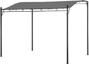 Happy Garden Wall-Mounted Pergola 118x98x97 in Anthracite Grey