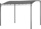Happy Garden Wall-Mounted Pergola 118x98x97 in Anthracite Grey