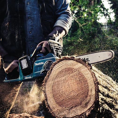 Makita DUC353Z Twin 18V (36V) Li-ion LXT 35cm Brushless Chainsaw, Batteries and Charger Not Included