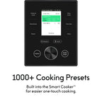 CHEF iQ Smart Pressure Cooker with WiFi and Built-in Scale - Easy-to-Use 10-in-1 Multicooker with 500+ Guided Recipes - Rice Cooker, Slow Cooker, Instant Meals for Foodies - 6 Quart - Family Size